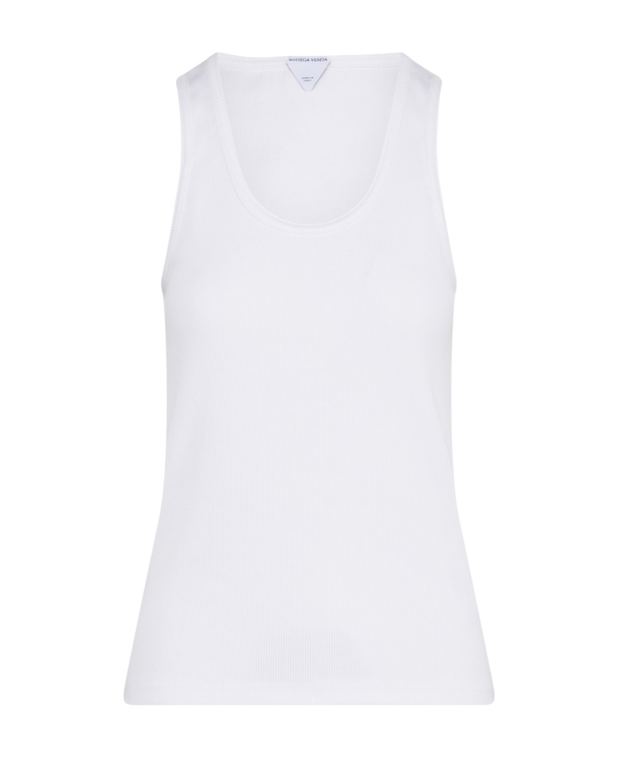Bottega Veneta Round-neck Vest In White
