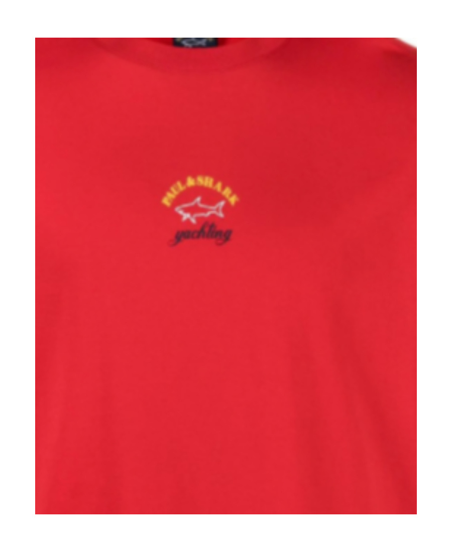 Paul & Shark Front Logo Print T-shirt In Red