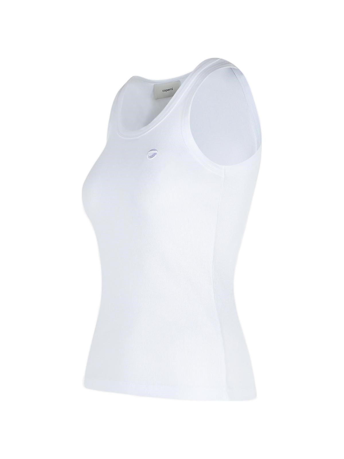Coperni U-neck Tank Vest In White