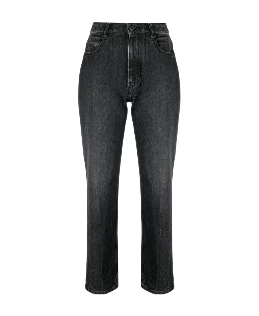 Ami Alexandre Mattiussi High-rise Straight Jeans In Black