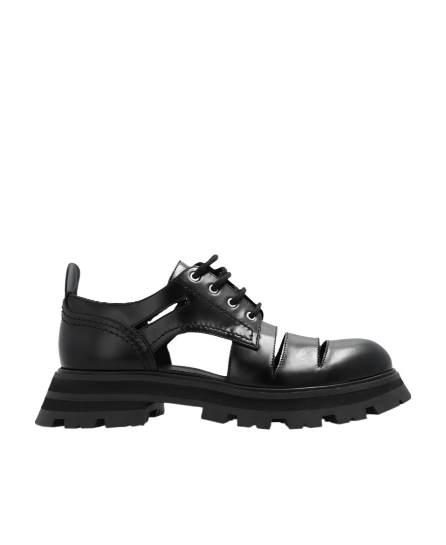Alexander Mcqueen Flats In Black