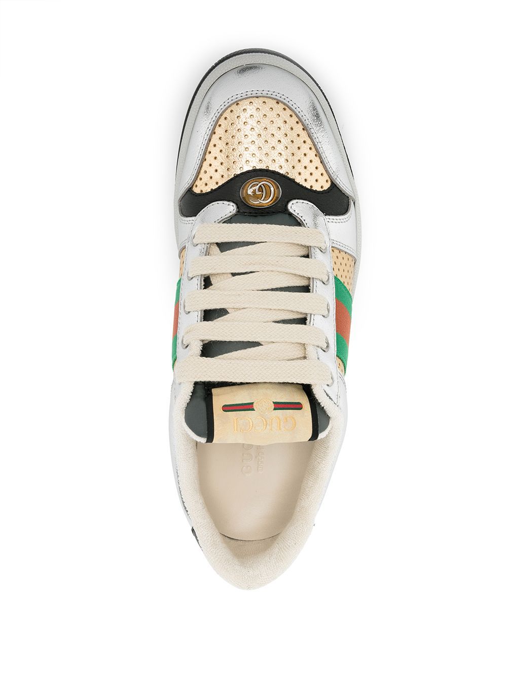 Gucci Screener Low-top Sneakers In Gray