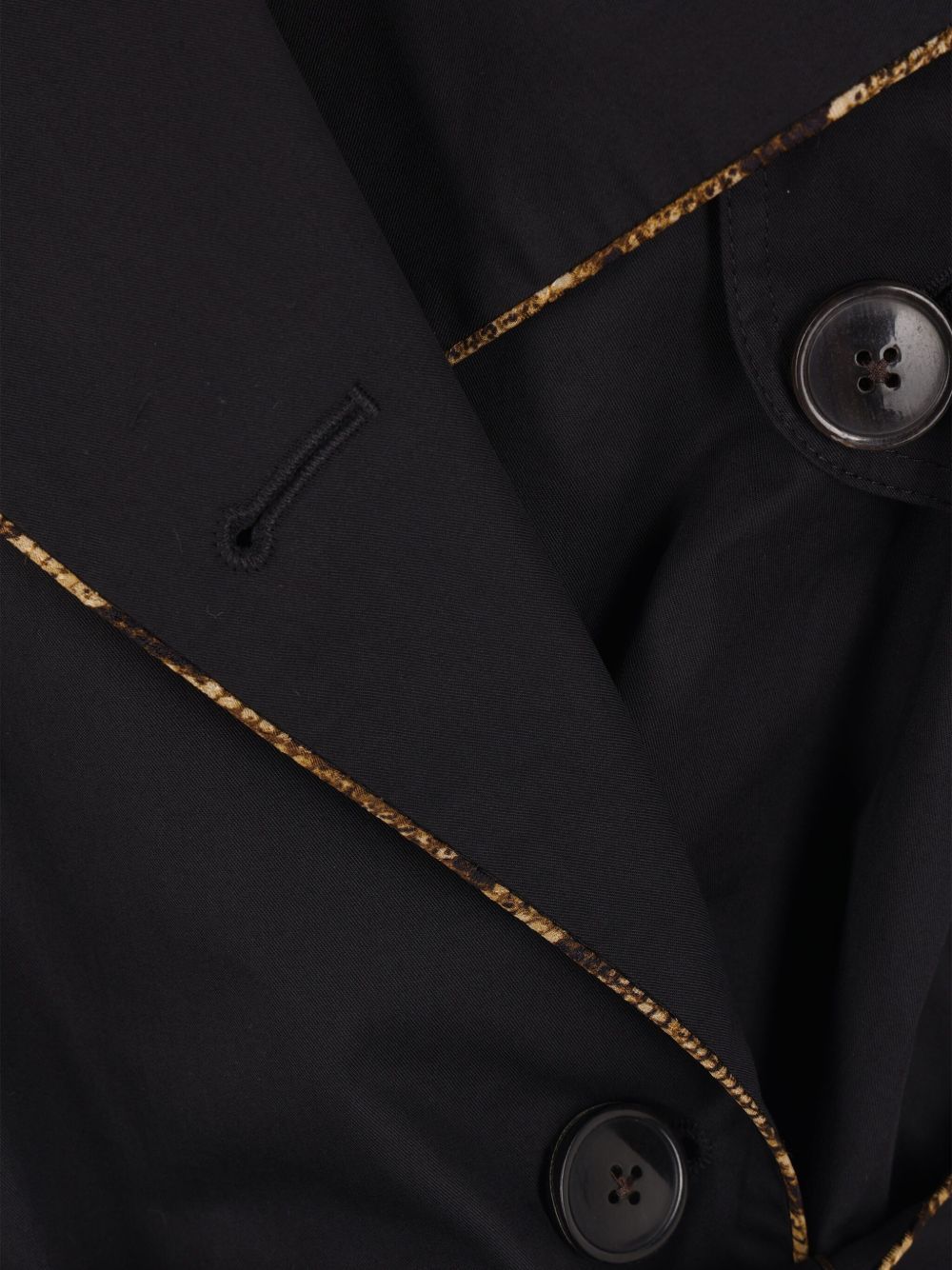 Dries Van Noten Long Sleeve Coat In Blue