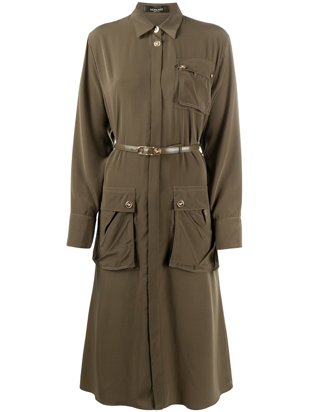 Versace Safari Midi Shirtdress