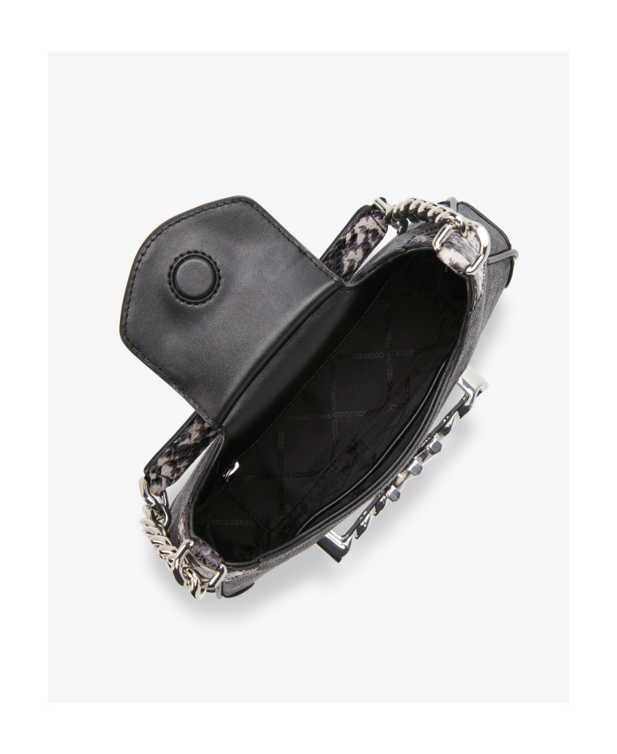 Michael Michael Kors Hally Small Presbyopia Shoulder Bag In Black