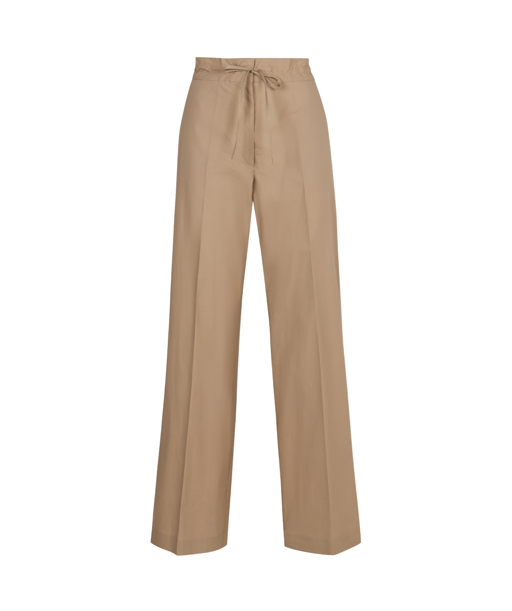 P.a.r.o.s.h Parosh Cotton Wide Leg Trousers In Brown