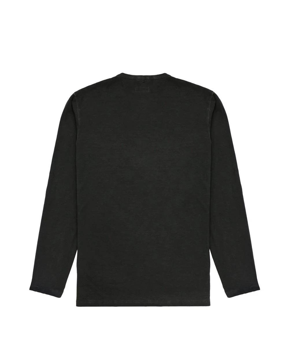 Armani Jeans Logo Details Long-sleeved T-shirt In Black