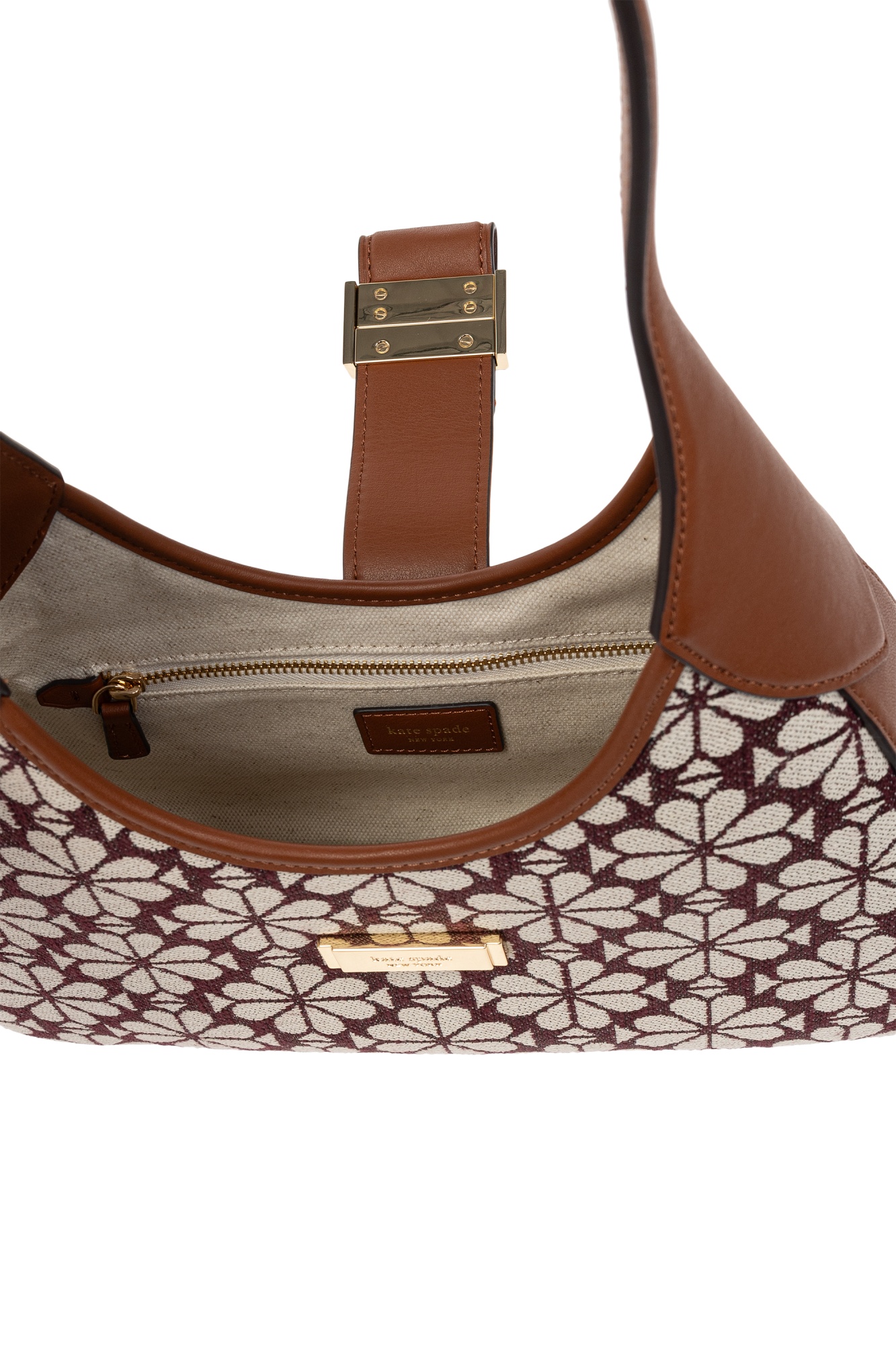 KATE SPADE SMALL NOUVEAU FLORAL-JACQUARD SHOULDER BAG