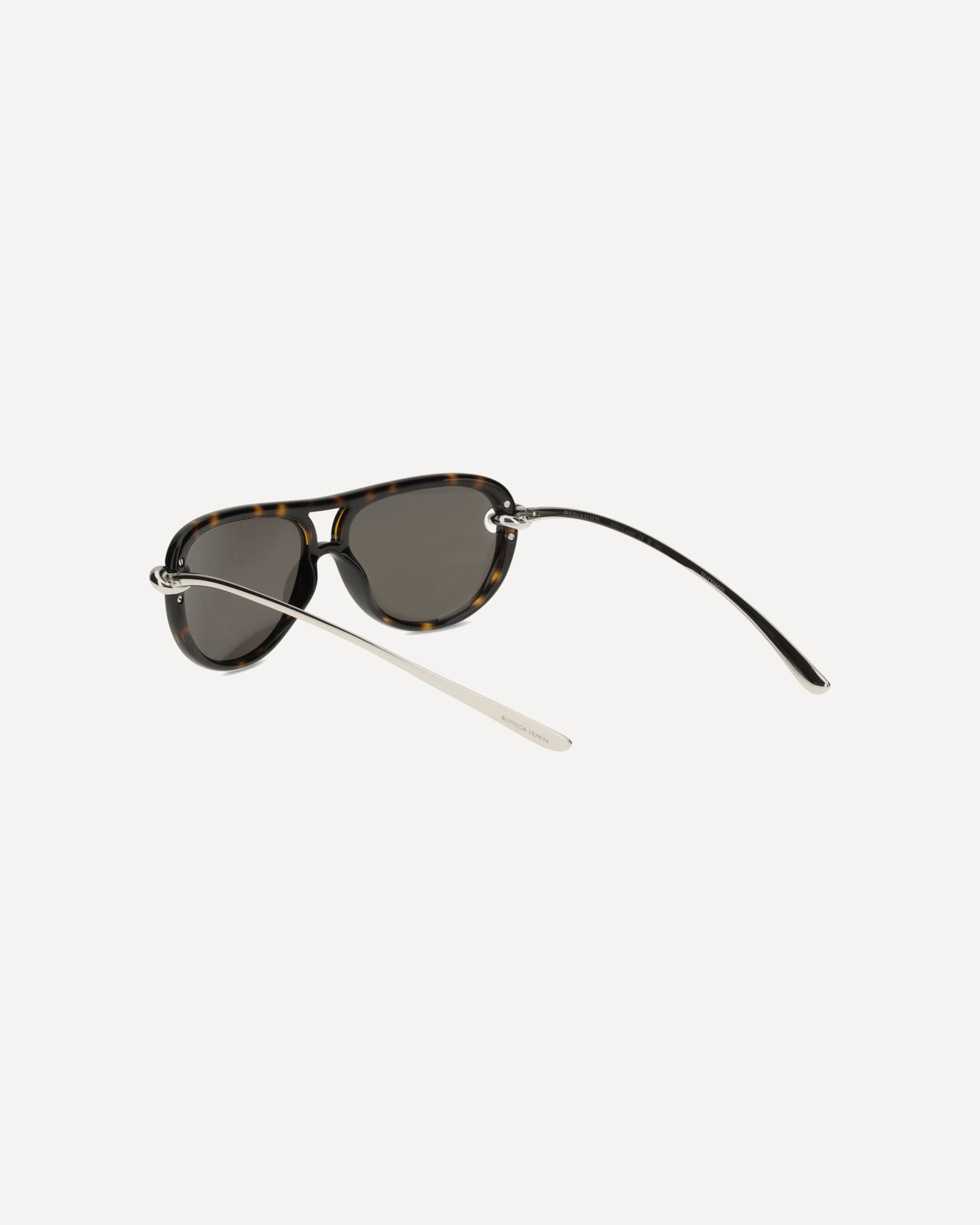 Bottega Veneta Full Frame Sunglasses In Gray