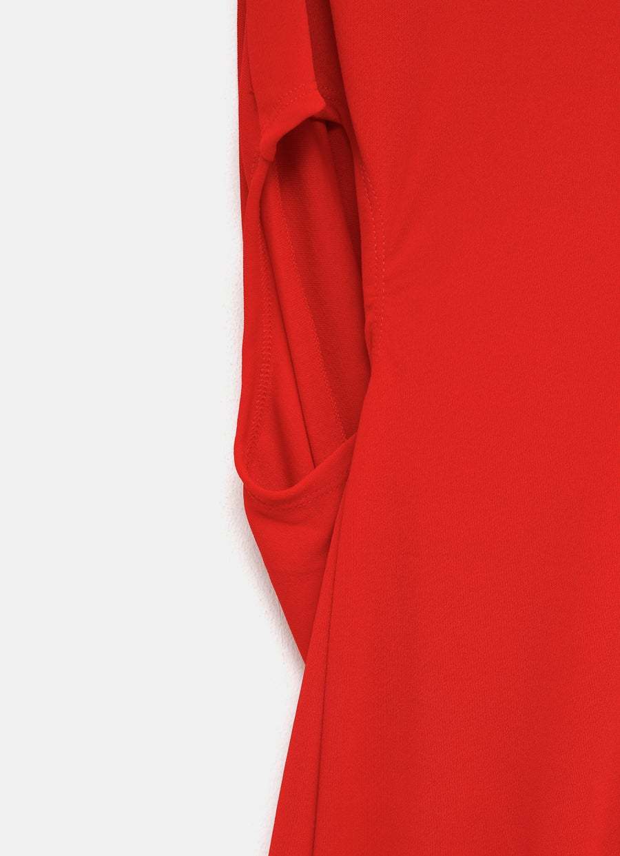 Jacquemus La Robe Salerno Midi Dress In Red