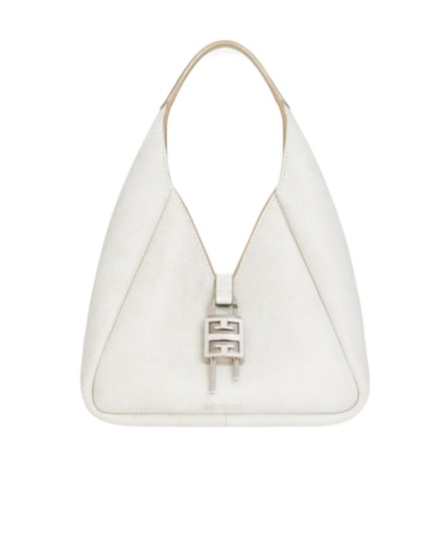 Givenchy Mini G Leather Tote Bag In White