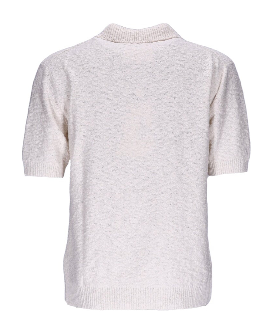 MAISON MARGIELA MAISON MARGIELA SHORT-SLEEVED KNITTED POLO-SHIRT