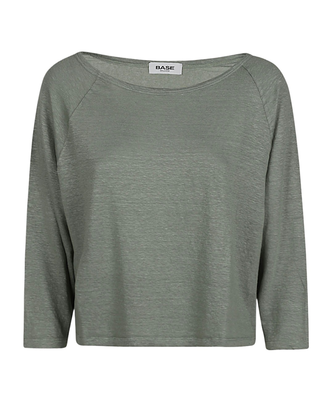 Baserange Long-sleeved Knitted T-shirt In Gray