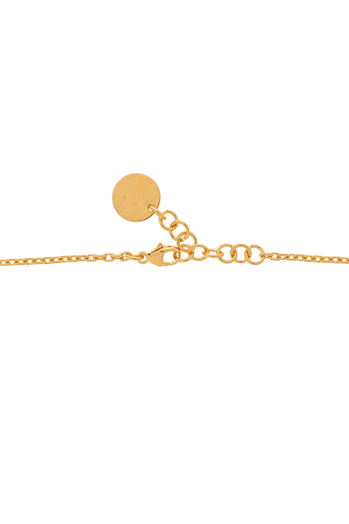 Marni Logo Choker Necklace In Yellow