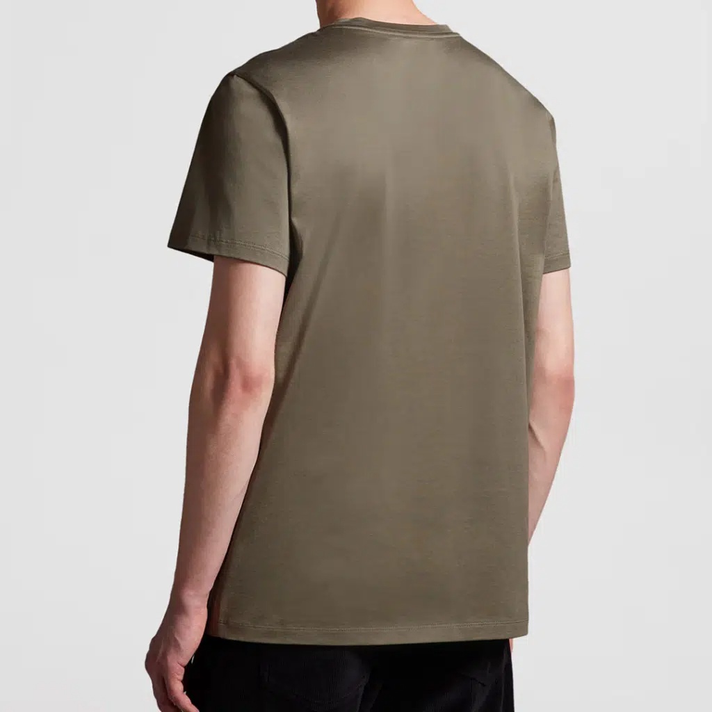 Moncler T-shirt Uni En Coton In Green