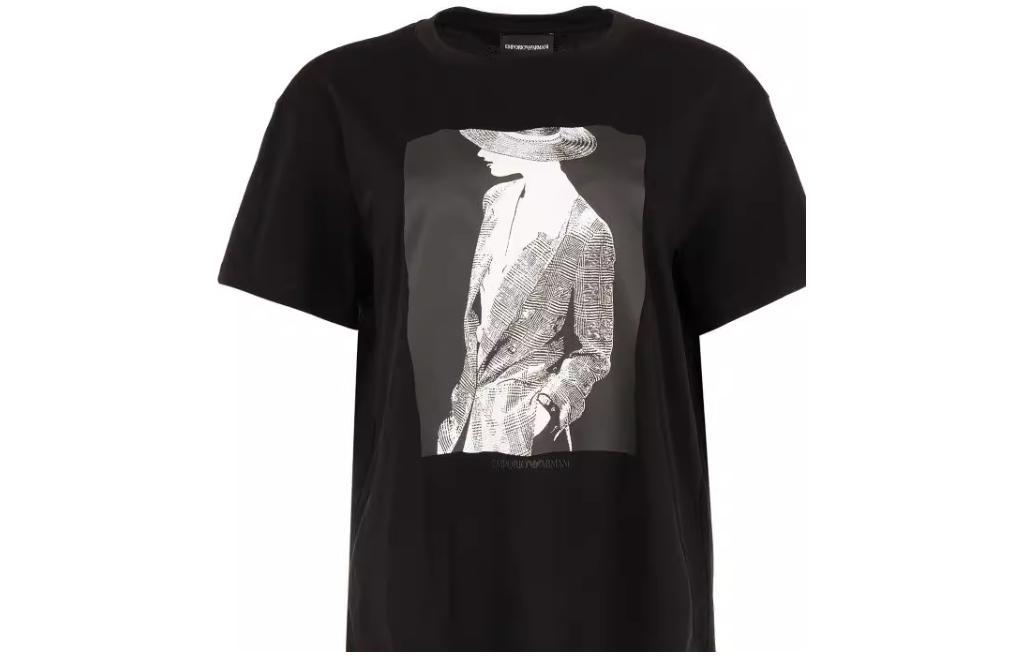 Emporio Armani Item O-neck Short-sleeved T-shirt In Black