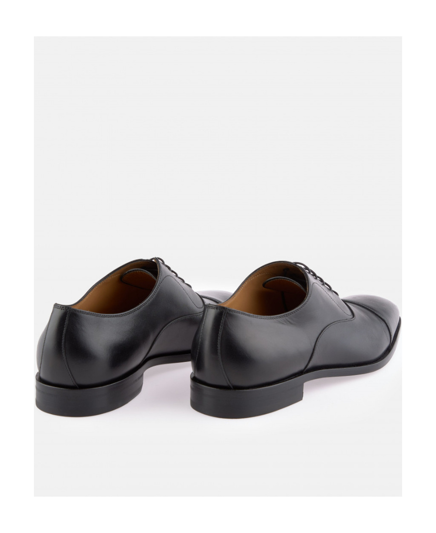 Hugo Boss Logo Lace-up Shoes In Black