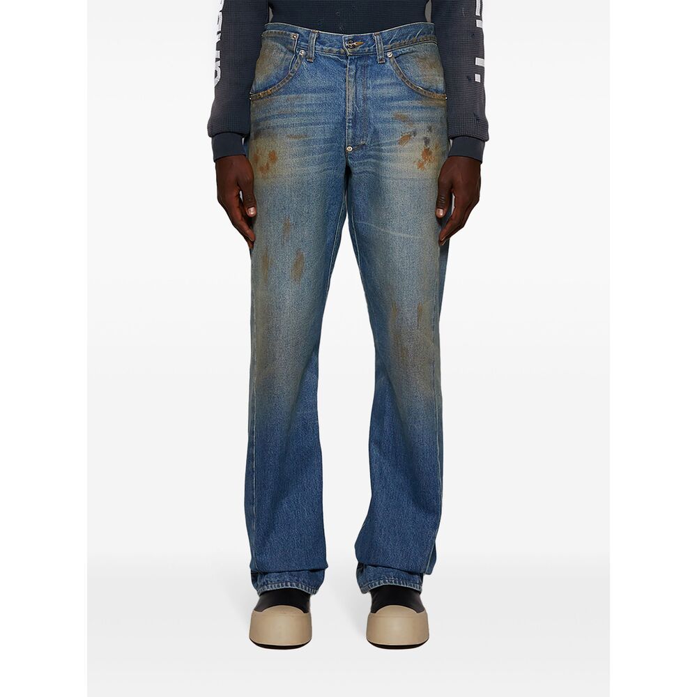 Gallery Dept. Zip Jeans In Gray