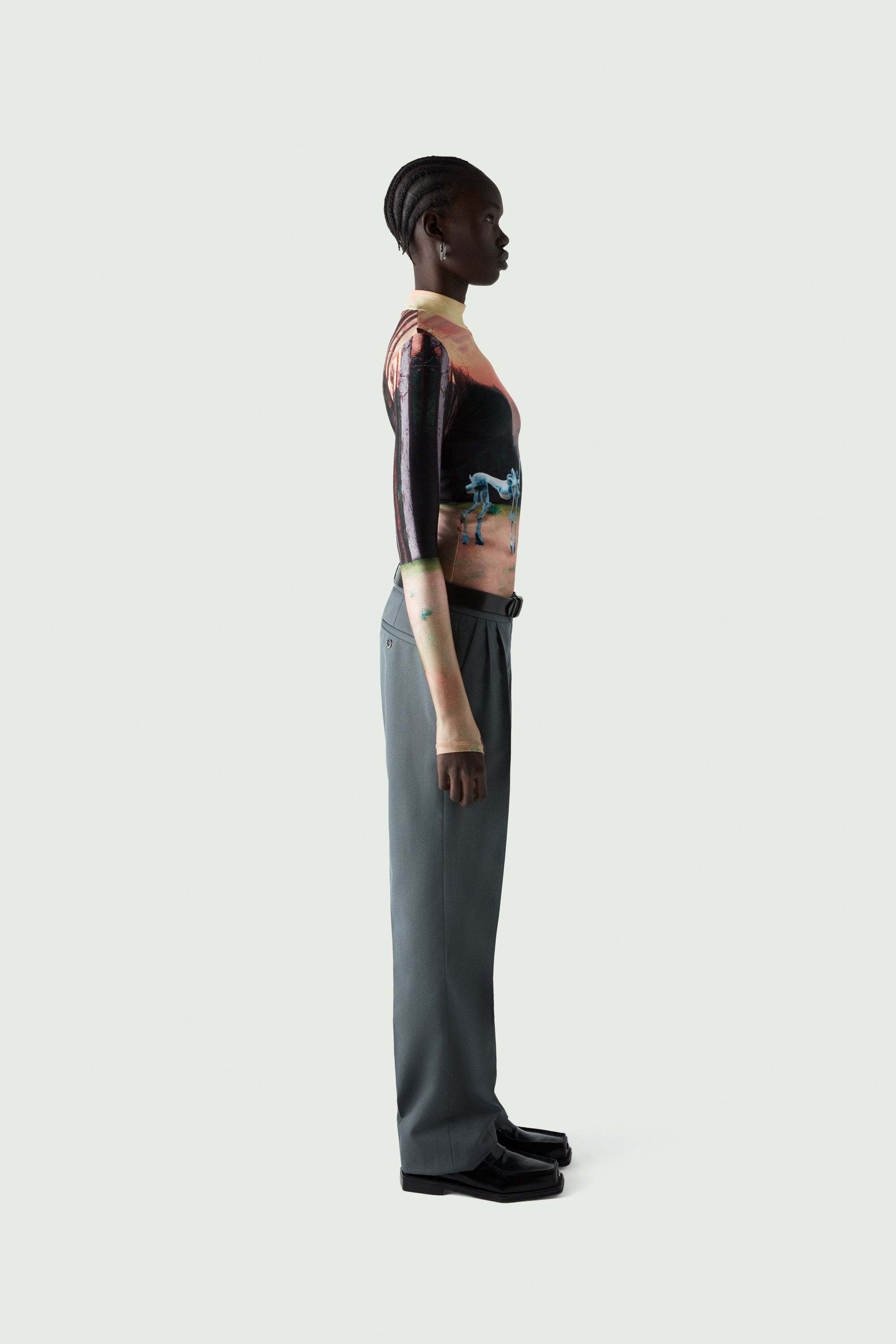 Coperni Graphic-print High-neck Top