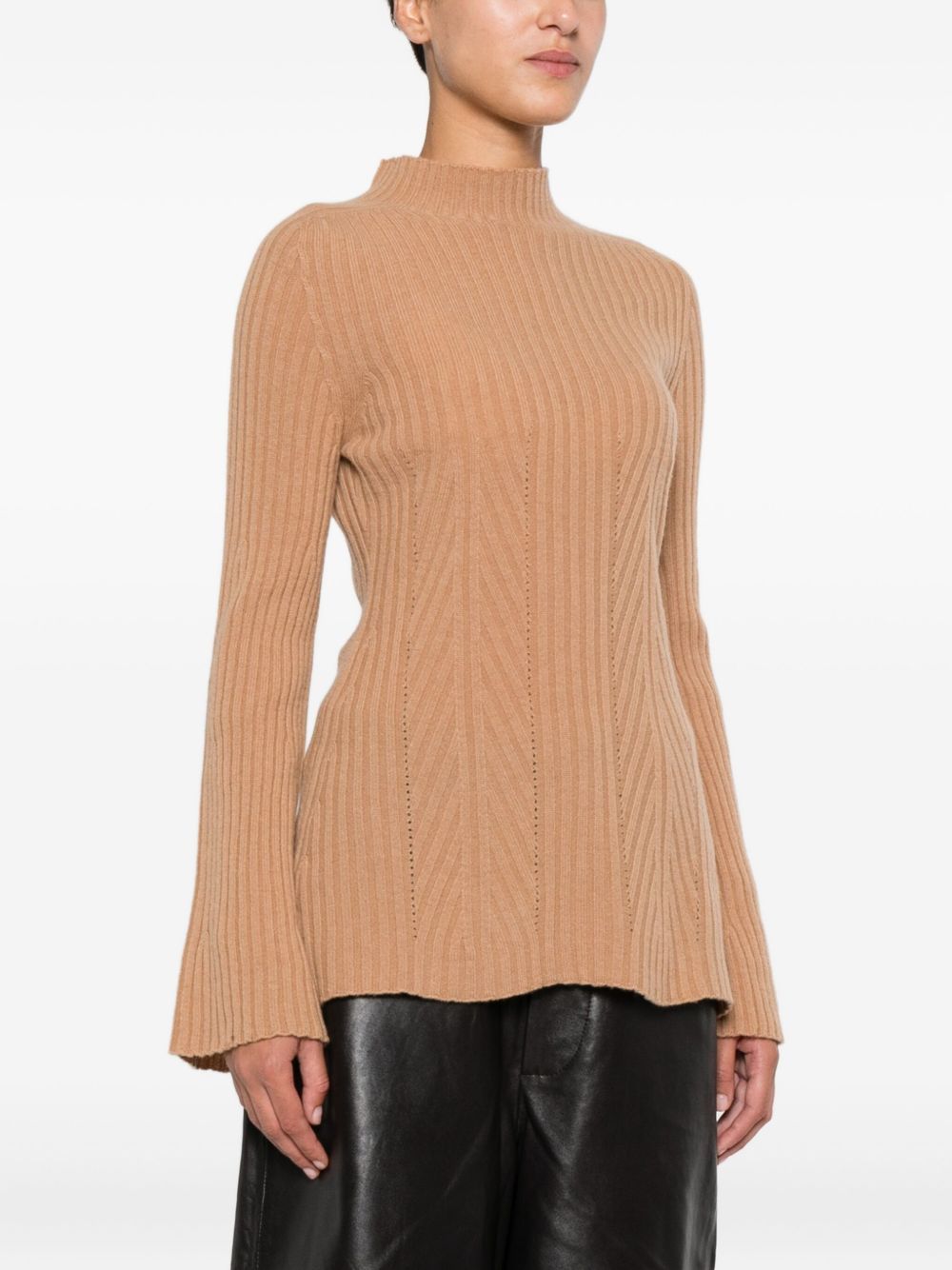 Twinset Crew-neck Sweater In Brown
