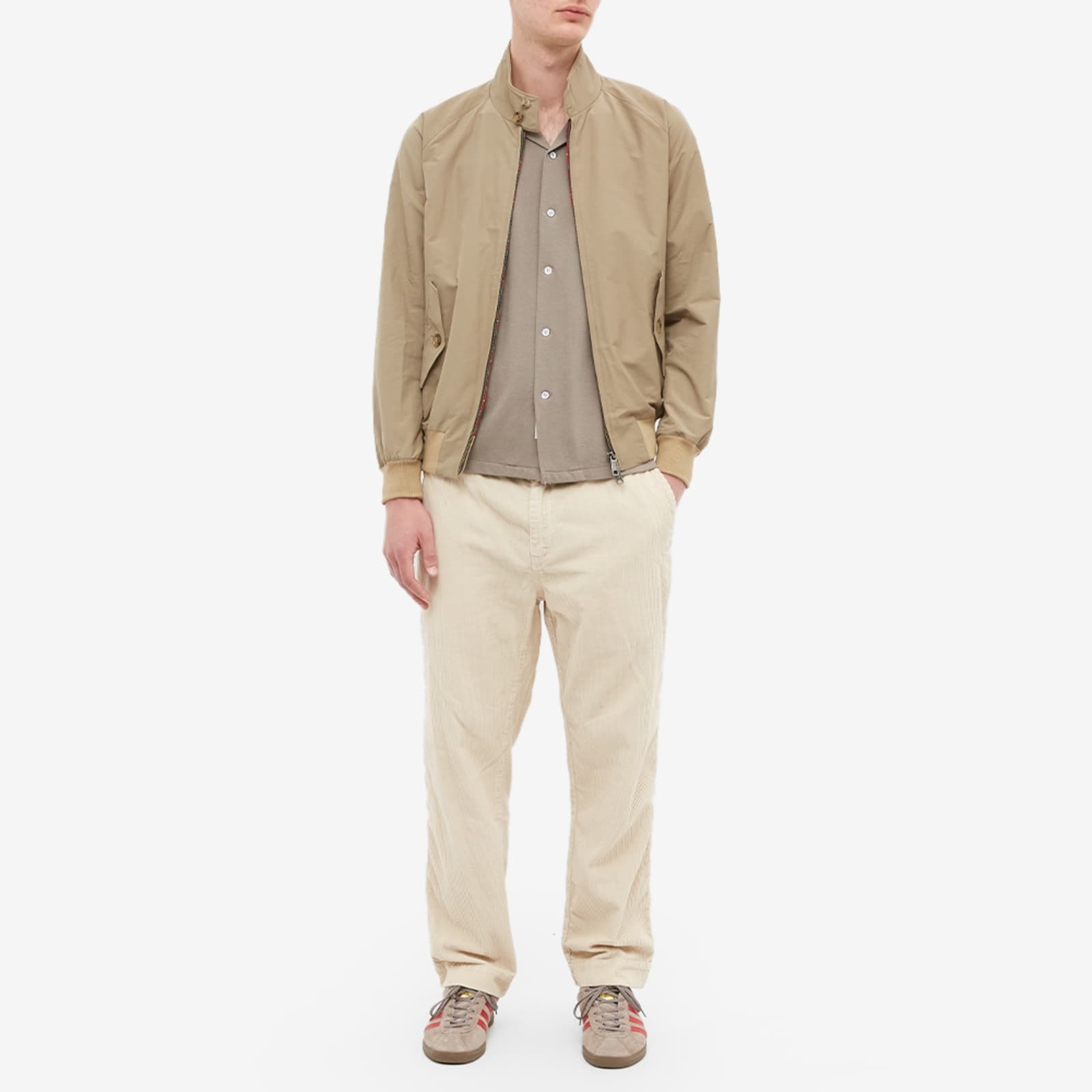 BARACUTA HIGH NECK BOMBER JACKET