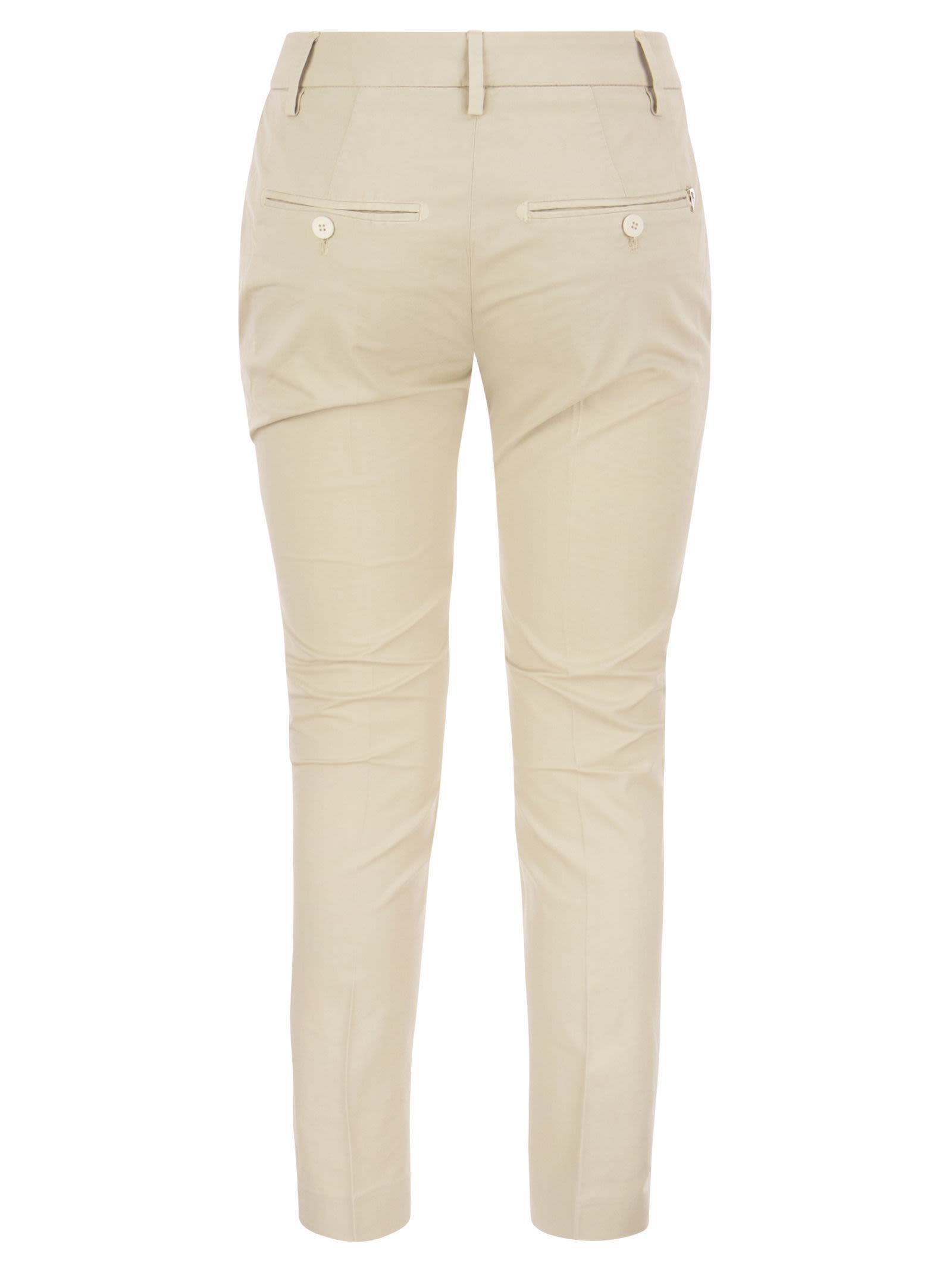 Dondup Women's Perfect - Slim Fit Stretch Trousers In Neutral