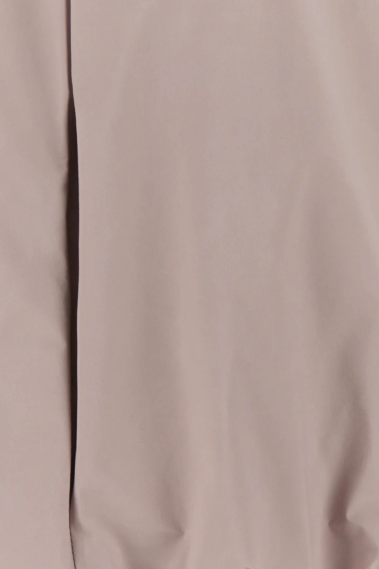 Herno Nylon Jacket With Hood And Elasticated Cuffs In Neutral