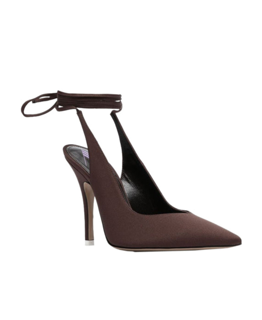 Attico Cusp High-heeled Shoes In Black