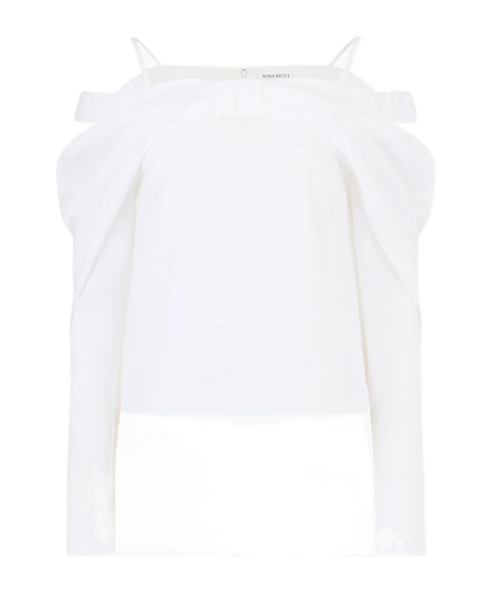Nina Ricci Off Shoulder Blouse In White
