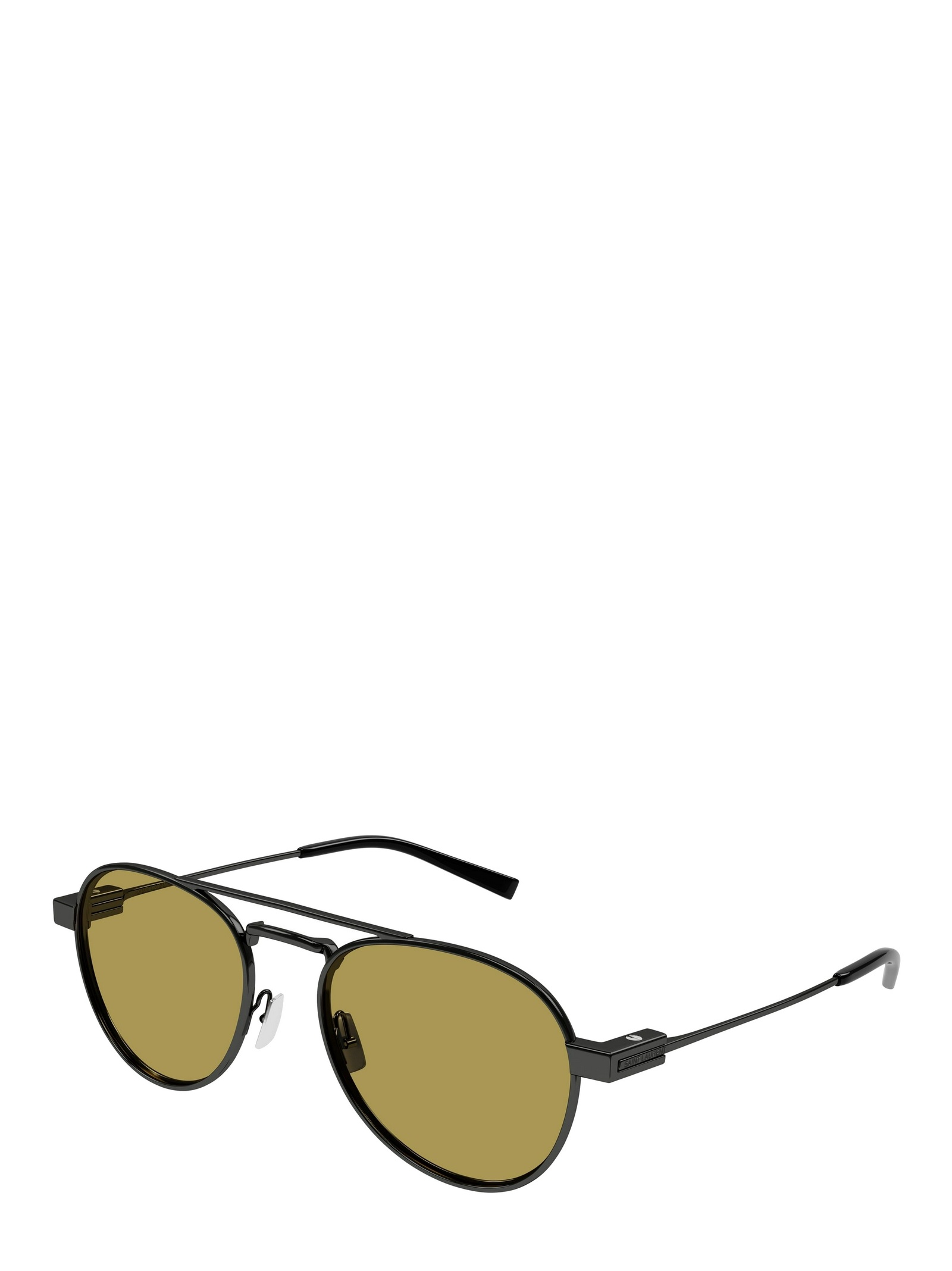 Saint Laurent 54mm Aviator Sunglasses In Green