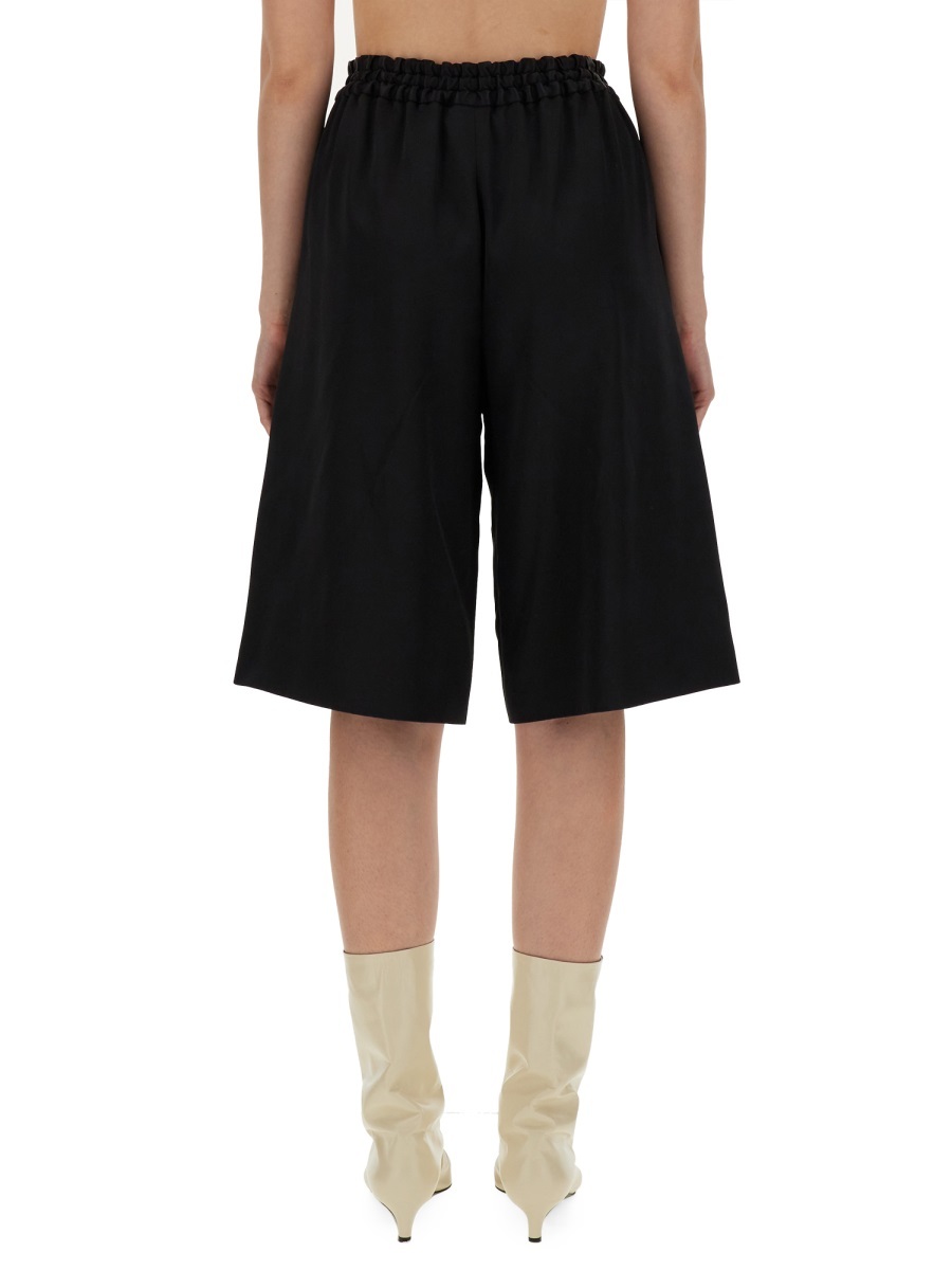 Jil Sander Drawstring-fastening Shorts In Black