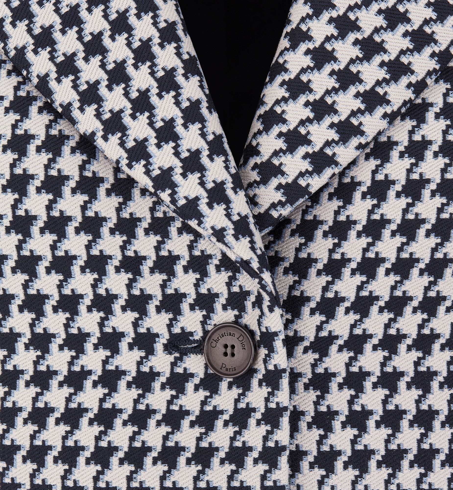 Dior Single-breasted Wool Suit Jacket In Black