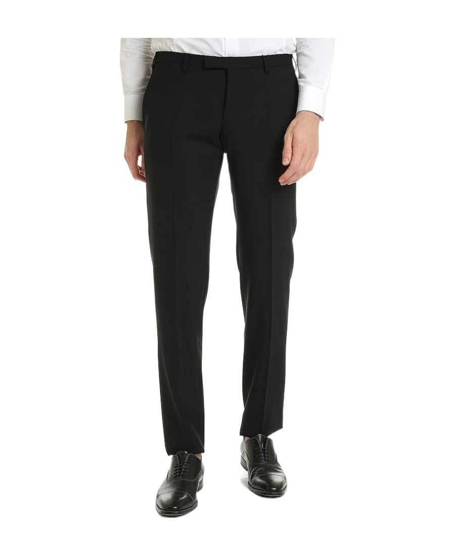 Emporio Armani Straight Casual Pants In Black
