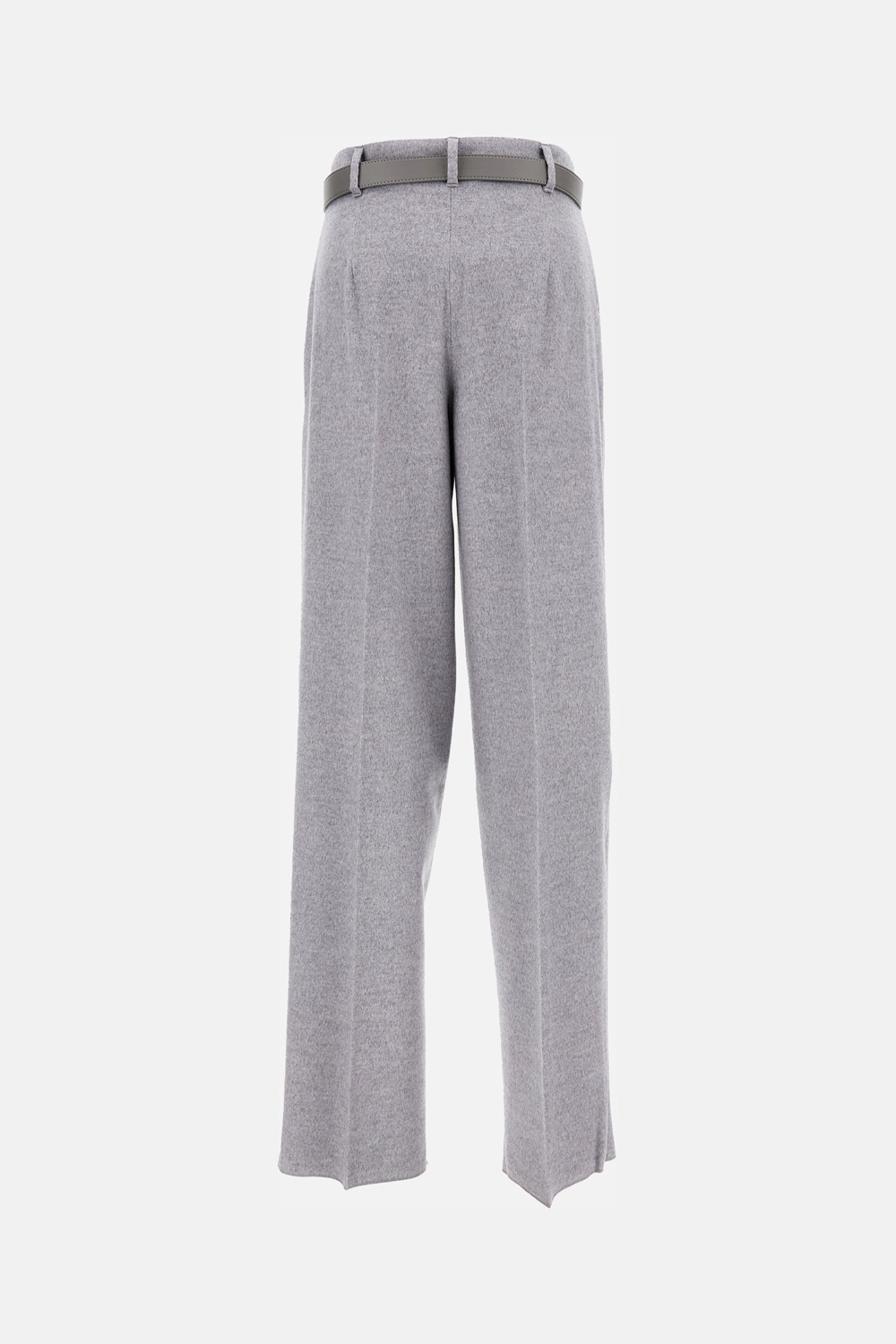 Max Mara Dark Grey Paride Solid Pants In Gray