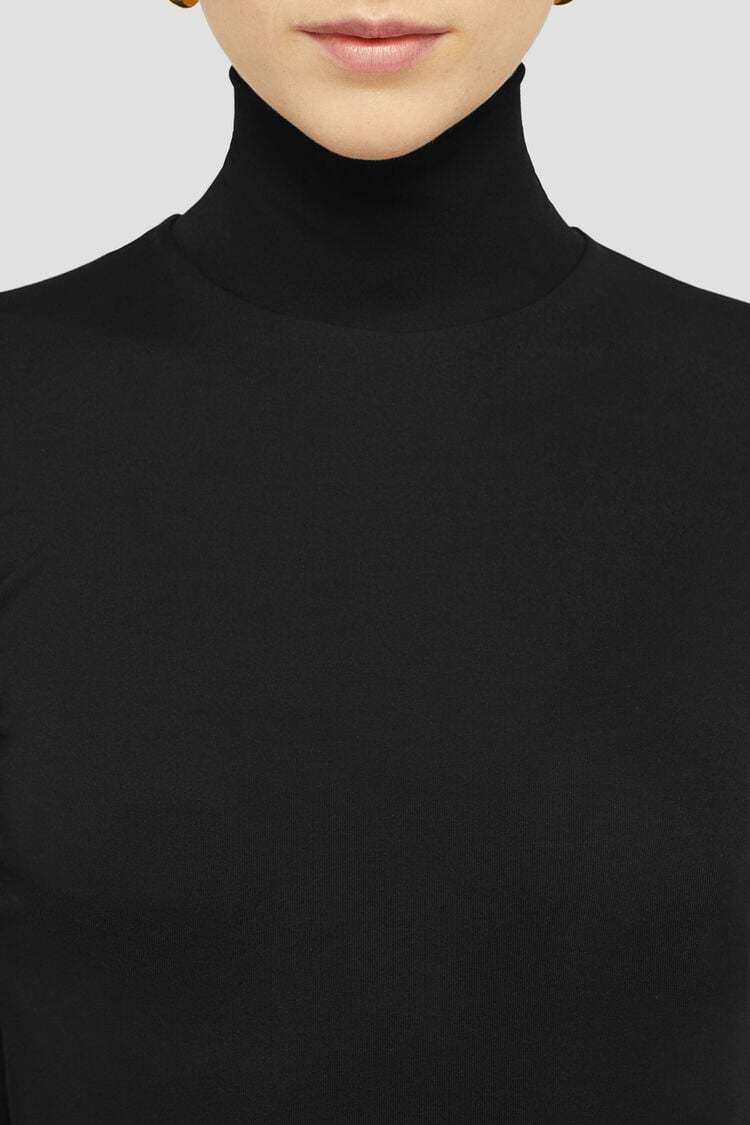 Jil Sander High-neck Jumper In Black
