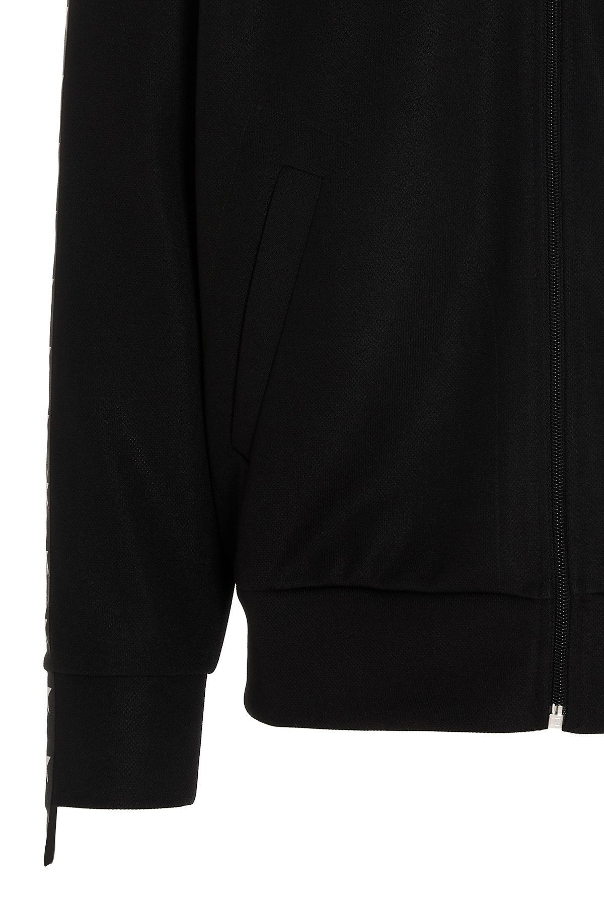 Golden Goose Black Denis Track Sweatshirt In Black