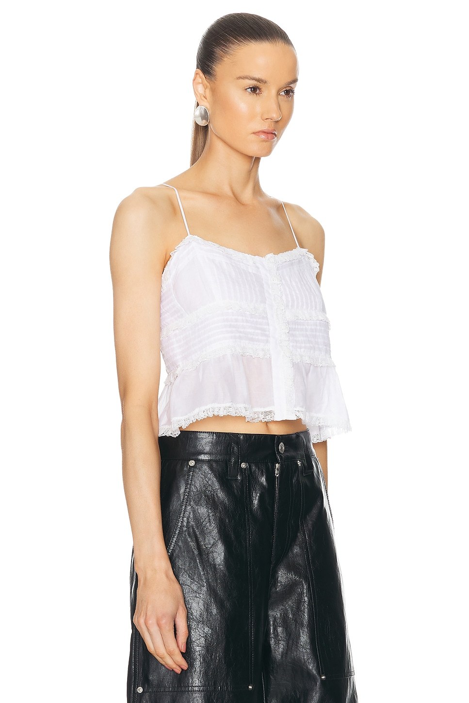 Isabel Marant Étoile Lace Sling In White