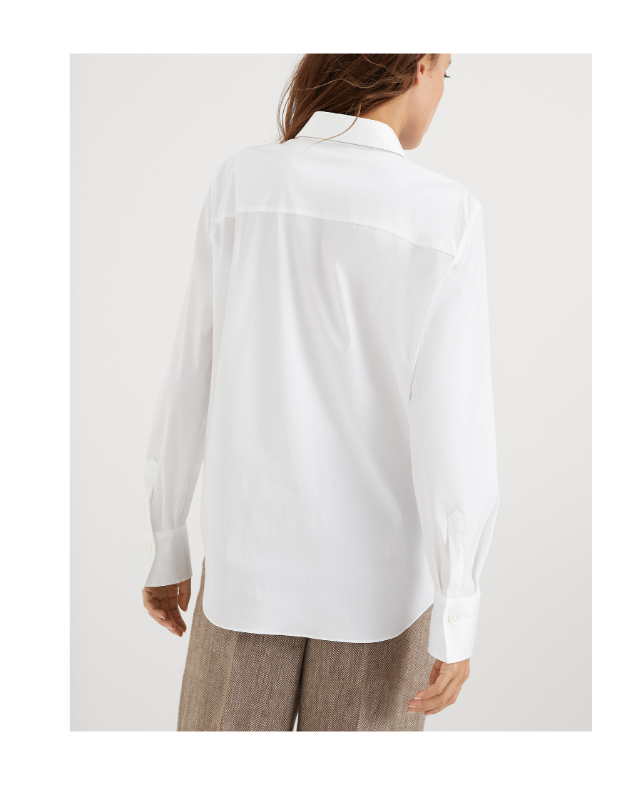 Brunello Cucinelli "shirt With Shiny In White