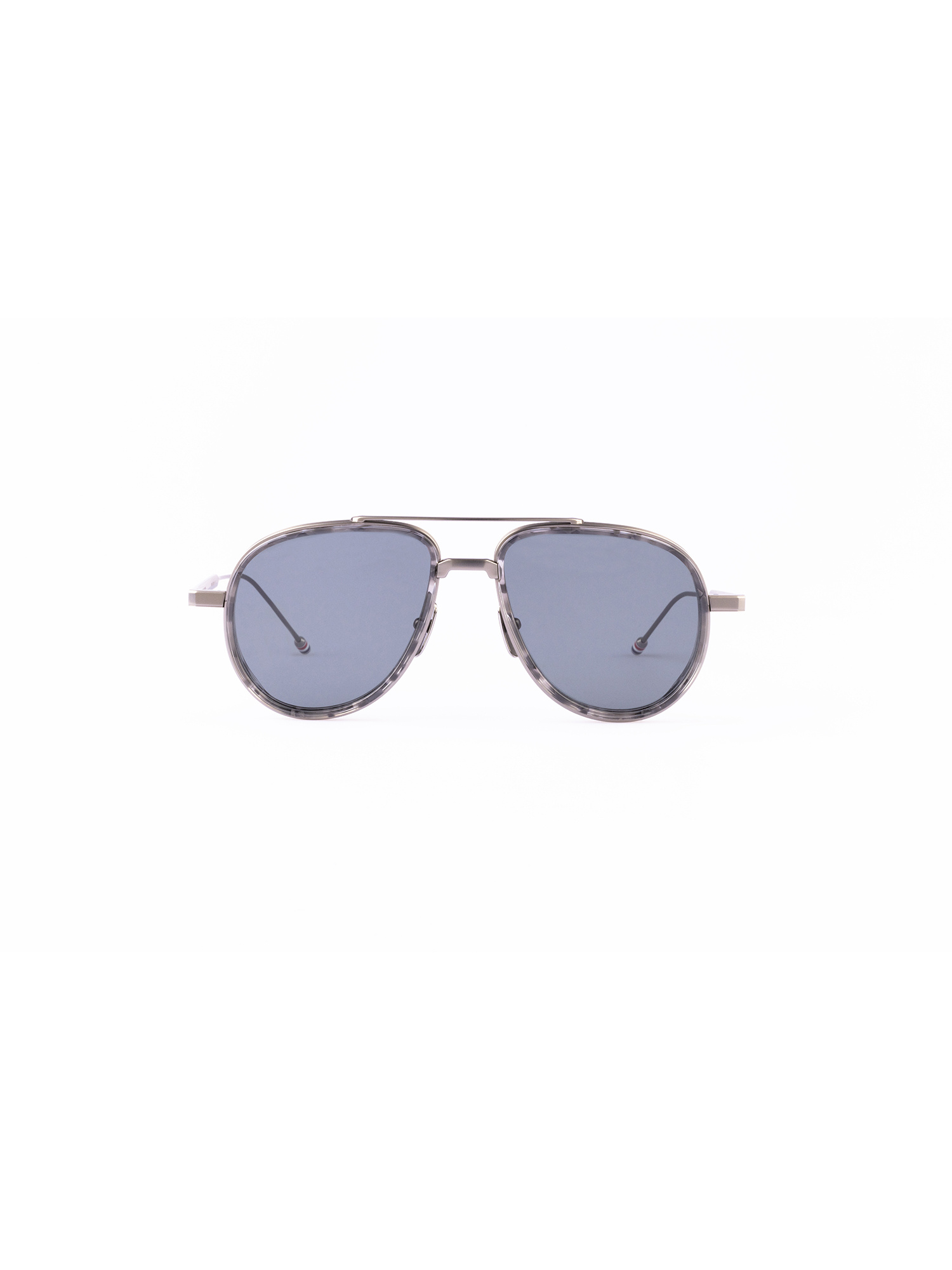 Shop Thom Browne Full Frame Sunglasses In Blue