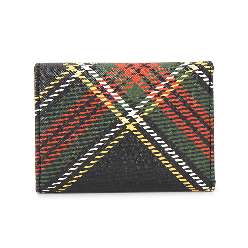 Vivienne Westwood Tartan-print Orb Wallet In Multi