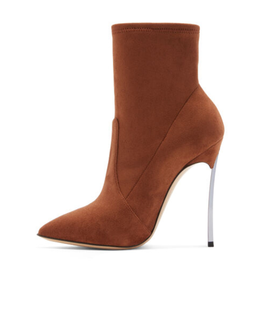 Casadei Blade Arceus 130mm Ankle Boots In Brown