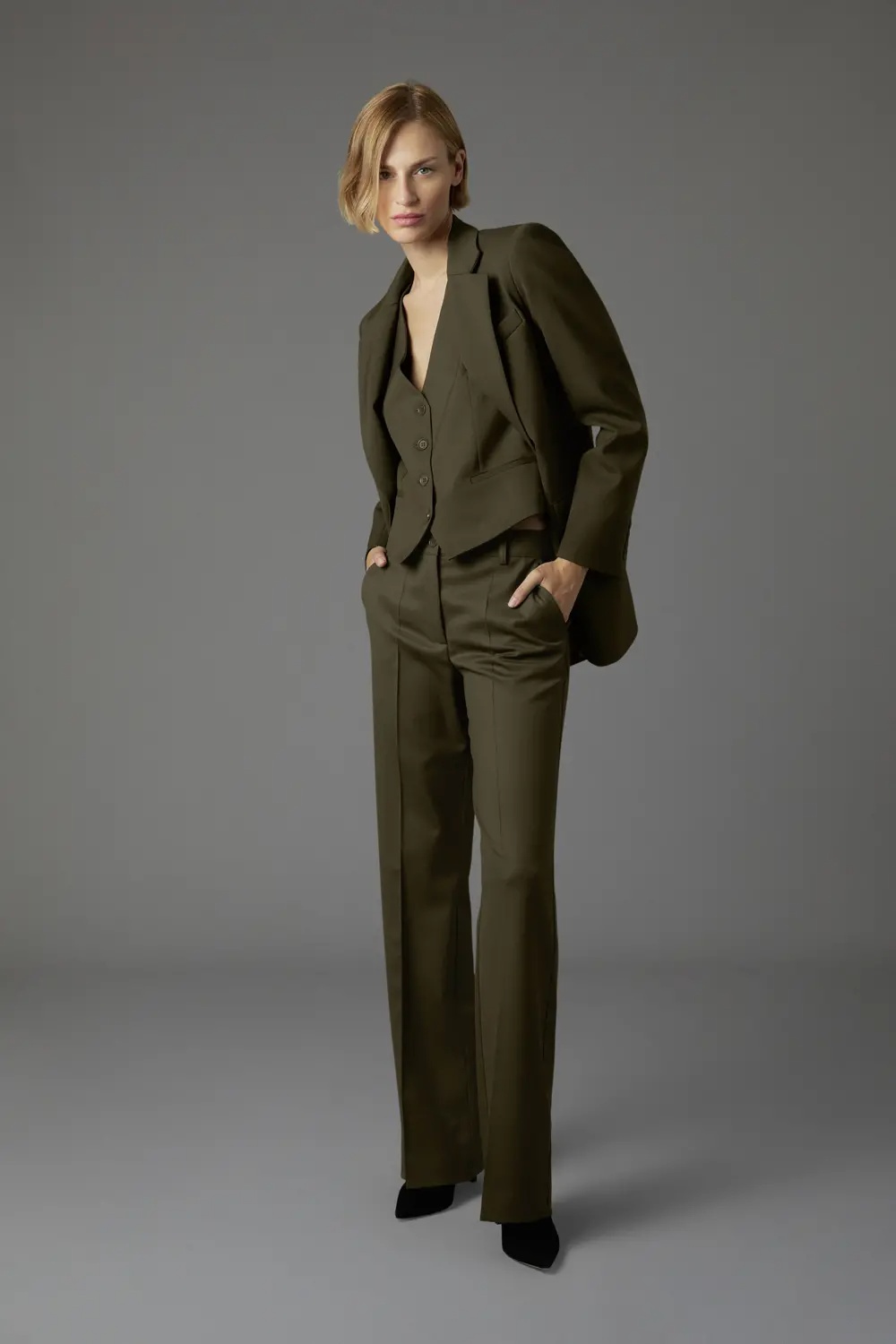 P.a.r.o.s.h Single-breasted Virgin Wool Blazer In Black