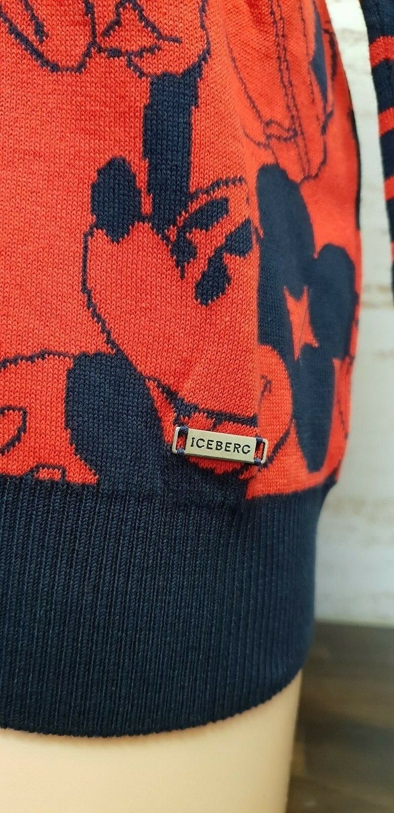 Iceberg Long-sleeved Pullover In Red
