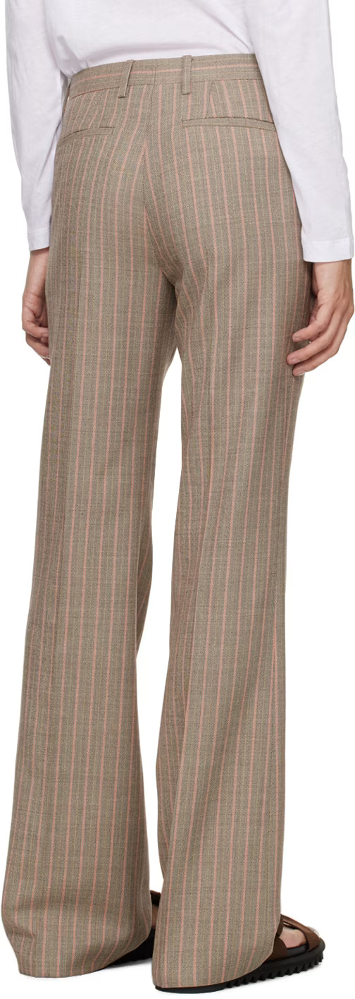 Dries Van Noten Straight Casual Pants In Gray