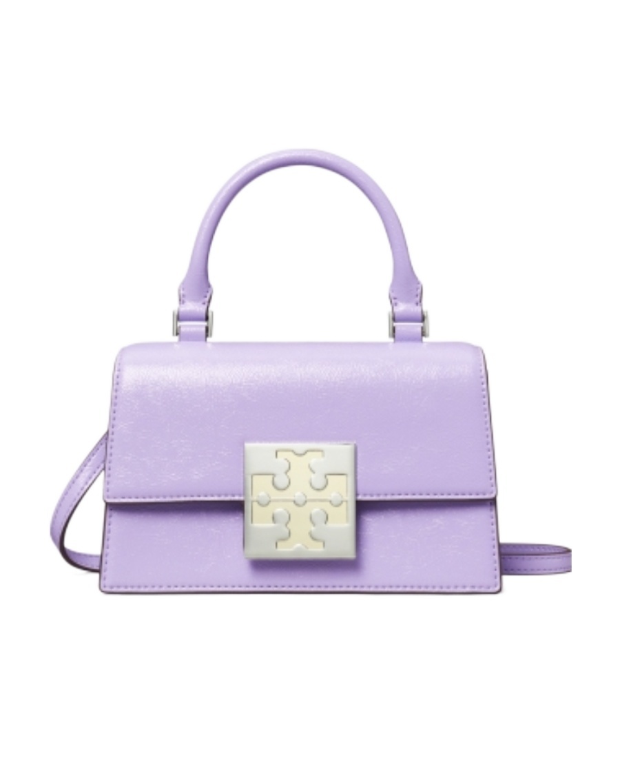 Tory Burch Mini Bon Bon Tote Bag In Purple