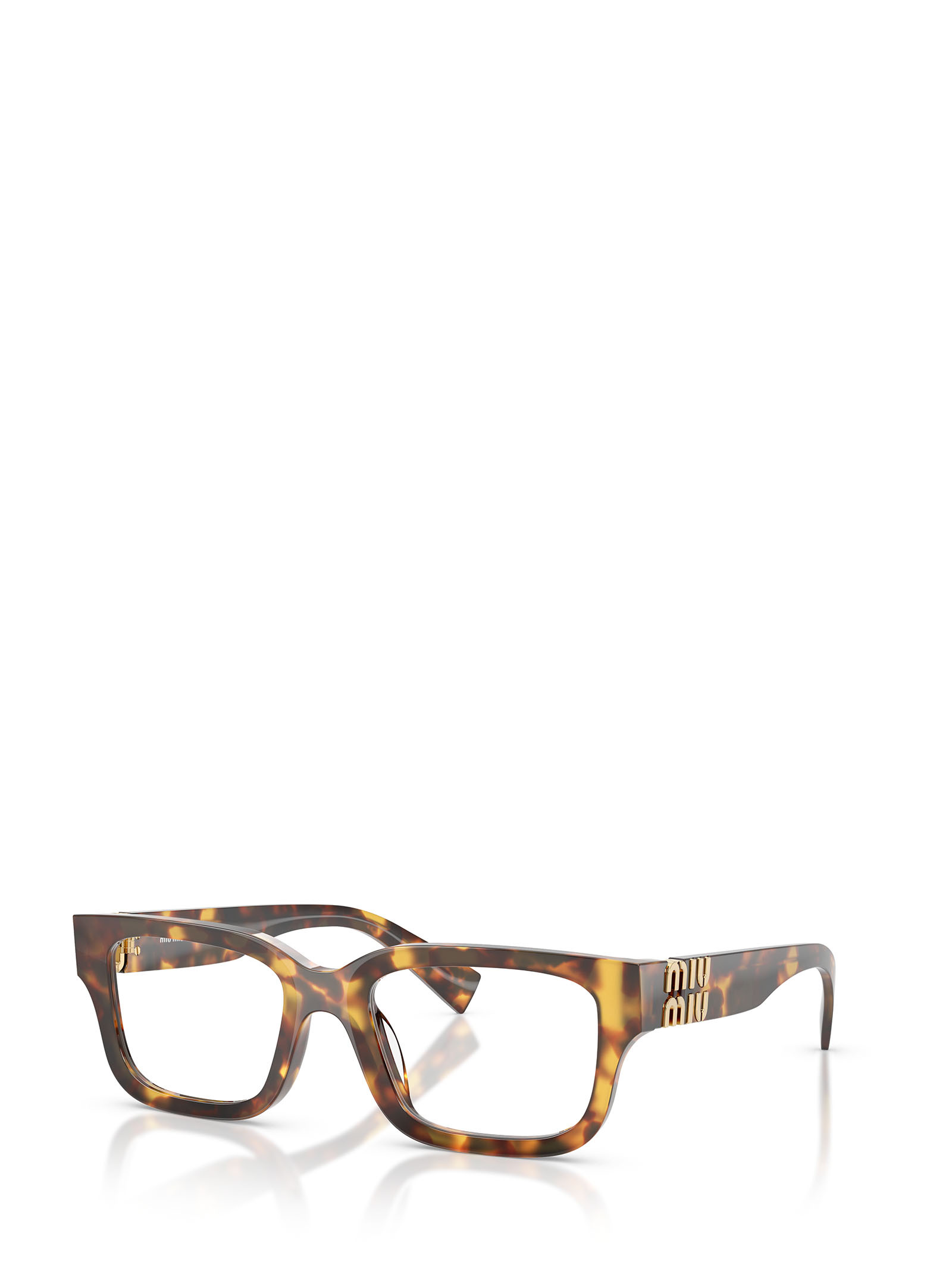 Miu Miu Full Frame Plain Mirror In Brown