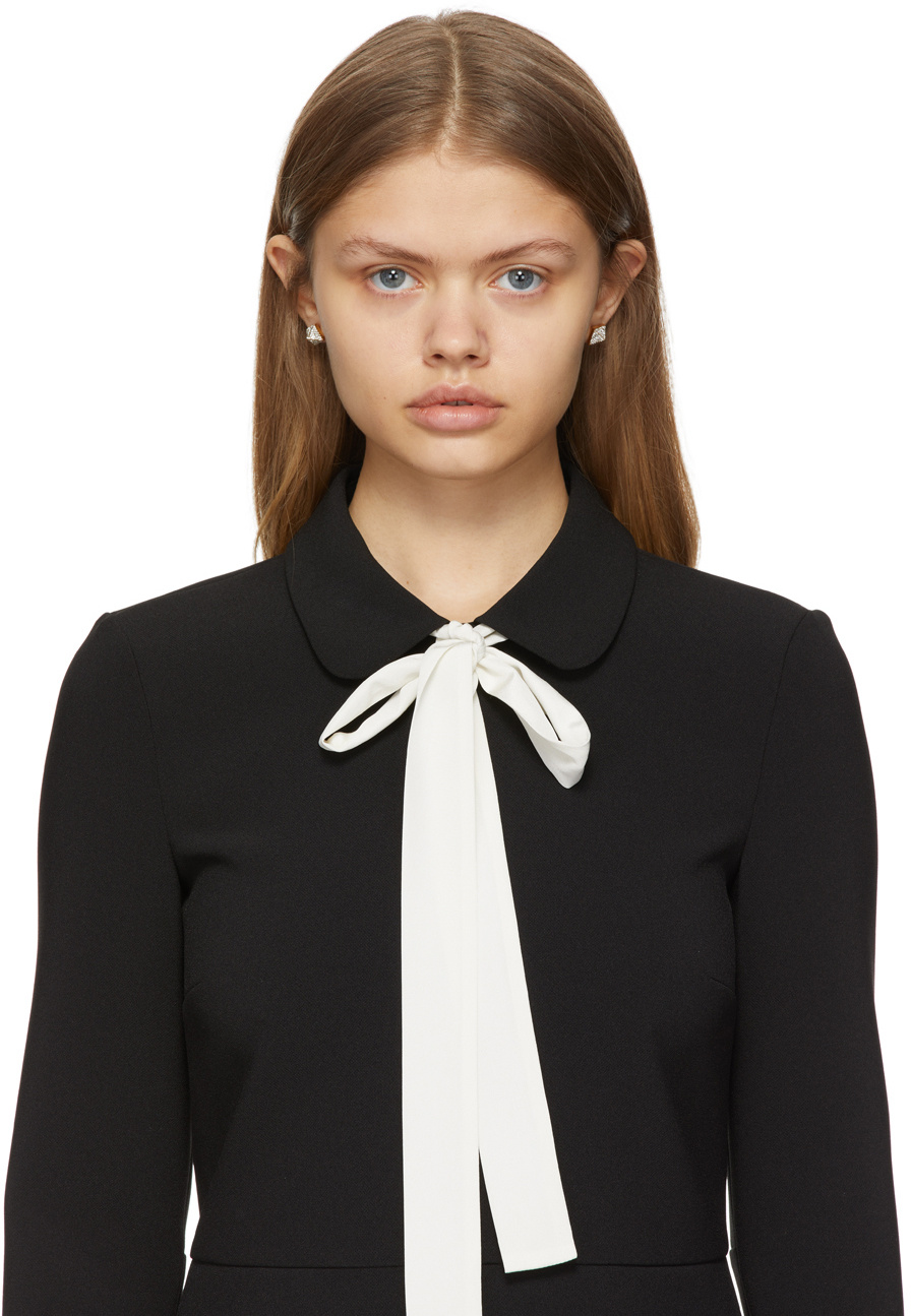 Valentino Rockstud Crystal-embellished Earrings In Yellow