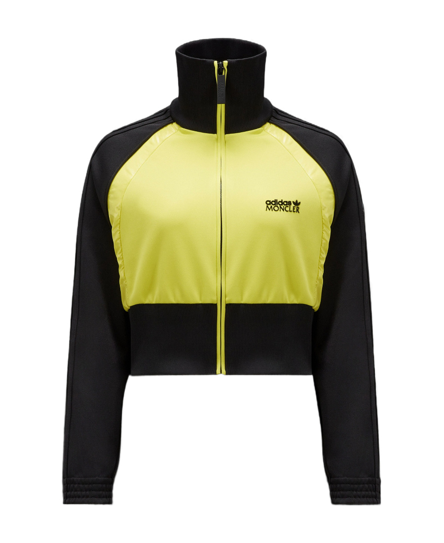 Moncler X Adidas Originals Zipper Sweater In Black