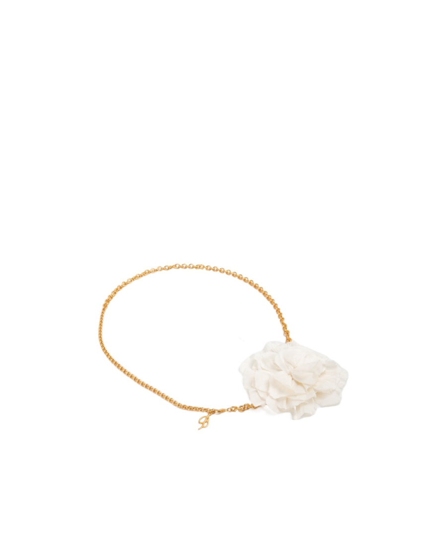 Blumarine Chain Belt In White