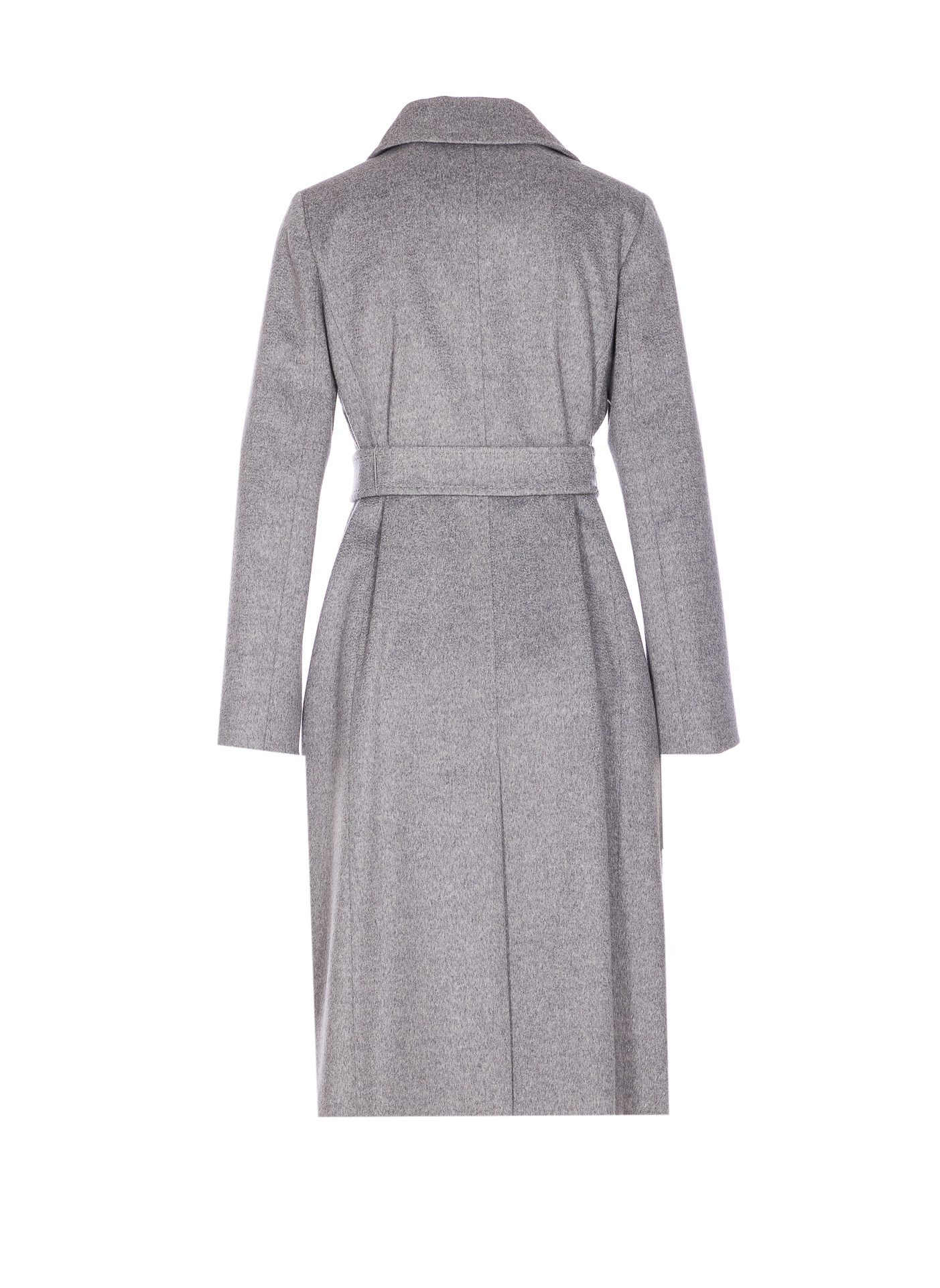 Max Mara Galante Medium Grey Coat In Gray